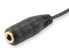 Фото #9 товара Equip Audio Split Cable - Black - 3.5 mm - 2 x 3.5 mm - Female - Male - Polyvinyl chloride (PVC)