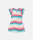 ფოტო #3 პროდუქტის Girl French Terry Dress Printed Tie Dye Waves - Toddler Child