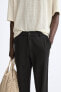 Linen - viscose trousers