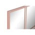 Wall mirror Home ESPRIT Light Pink Crystal Iron Mirror Window Scandi 90 x 1 x 120 cm