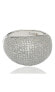 ფოტო #3 პროდუქტის Suzy Levian Sterling Silver Cubic Zirconia Pave Dome Ring