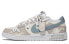 【定制球鞋】 Nike Dunk Low 云山xhzz 纹样 洒金 简约 低帮 板鞋 男款 蓝米白 / Кроссовки Nike Dunk Low DJ6188-101 41 - фото #1