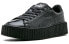 PUMA Rihanna Fenty Cracked Leather Black Sneakers (364465-01)