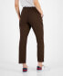 ფოტო #2 პროდუქტის Women's Hampton Straight-Leg Cuffed Pants