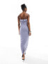 Extro & Vert bandeau maxi dress in slate grey DE 38 - фото #5