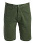 Фото #2 товара Men's 5-Pocket Flat-Front Slim-Fit Stretch Chino Shorts