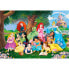 CLEMENTONI Puzzle 104 Pieces Disney Super Color Princesses