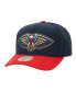 Фото #1 товара Men's Navy, Red New Orleans Pelicans Soul XL Logo Pro Crown Snapback Hat