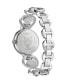 Women's Supernova Two Hand Quartz Silver Stainless Steel Jewelry Clasp closure 34MM