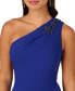 ფოტო #3 პროდუქტის Petite Beaded Ruffled One-Shoulder Gown