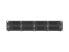 Lanberg AK-1204-B - Cable management panel - Black - Metal - Plastic - 2U - 48.3 cm (19") - 482.6 mm