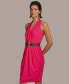 ფოტო #4 პროდუქტის Donna Karan Women's Belted Sheath Dress