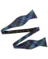 Brooks Brothers Dark Blue Madras Bow Tie Men's Blue Os