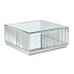 Фото #1 товара Кофейный столик DKD Home Decor Прозрачный Серебристый Сталь Зеркало 100 x 100 x 45 cm