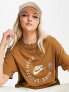 Фото #3 товара Nike Sport Utility boyfriend t-shirt in ale brown