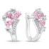 Фото #1 товара Decent silver earrings with cubic zirconia EA957WP