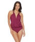 Фото #1 товара Athena 159570 Tulum Texture Jadyn Floating Underwire Soft Cup One Piece Sz. S