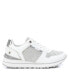 Фото #1 товара Women's Casual Sneakers By White With Silver Accent