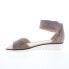 Gabor 8-4570-14 Womens Beige Suede Strap Sandals Shoes 35.5