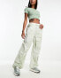 Фото #4 товара ASOS DESIGN parachute cargo trouser with pockets in tie dye