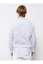 Фото #14 товара Рубашка классическая LC WAIKIKI Slim Fit с длинным рукавом из поплина с полосками