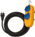 Фото #2 товара Brennenstuhl 1151740010 - 10 m - 4 AC outlet(s) - Outdoor - IP54 - Blue,Orange - Black