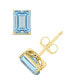 Topaz (4 ct. t.w.) Stud Earrings in 14K Yellow Gold