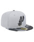 Фото #2 товара Men's Gray San Antonio Spurs Active Color Camo Visor 59fifty Fitted Hat