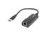 Фото #2 товара Lanberg NC-1000-01 - Black - Сетевая карта - USB 3.0