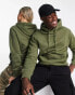 Fnatic unisex autumn hoodie with central logo in khaki grün, 2XS - 74-79CM - фото #2