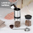 Фото #46 товара Silberthal Manual Coffee Grinder, Adjustable Grinding Level, Stainless Steel and Glass Hand Grinder