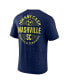 Фото #2 товара Men's Heather Navy Nashville SC x Johnny Cash Oval T-shirt