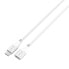 Фото #3 товара 4smarts 496688 - 1.5 m - USB C - USB C - USB 2.0 - 480 Mbit/s - Silver - White