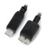 USB type C / microUSB B 3.0 cable - 1m - Akyga AK-USB-44