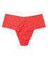 Plus Retro Thong Underwear Hibiscus Bloom Pink, OS - фото #2