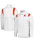 ფოტო #1 პროდუქტის Men's White Ole Miss Rebels 2022 Coaches Sideline Quarter-Zip Top