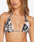 Фото #1 товара Volcom 251131 Women's Juniors Are Zoo Ready Triangle Bikini Top Swimwear Size XS