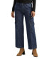 Women's High Rise Wide Leg Cargo Jeans