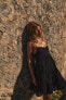 Фото #4 товара Короткое ярусное платье с кружевом ZARA