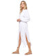 L*Space Womens Logan Swim Cover Up Dress White Size MD 36B-C