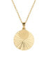 ფოტო #18 პროდუქტის 14K Gold Plated Celeste Initial Charm Pendant Necklace