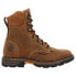 Фото #1 товара Georgia Boots CarboTec Flx 8 Inch Lace Up Waterproof Square Toe Work Mens Size