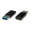 Фото #2 товара VALUE Adapter - USB 3.2 Gen 1 - Type A - C - M/F - USB Type A - USB Type C - Black