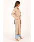 Фото #8 товара Womens Robyn Tie Front Trench Coat
