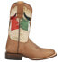 Фото #1 товара Ботинки мужские Roper Viva Mexico Square Toe Cowboy бежево-коричневые