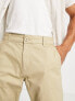 Only & Sons cuffed chino in beige