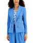 ფოტო #3 პროდუქტის Women's Faux Double-Breasted Blazer