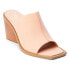 Фото #2 товара Matisse Lillie Open Toe Wedge Pumps Womens Pink Casual Sandals LILLIE-685