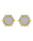 ფოტო #2 პროდუქტის Men's Diamond (1/6 ct.t.w.) Earring Set in 10K Yellow Gold