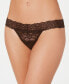 Фото #1 товара Sexy Must Have Sheer Lace Thong Underwear DMESLT